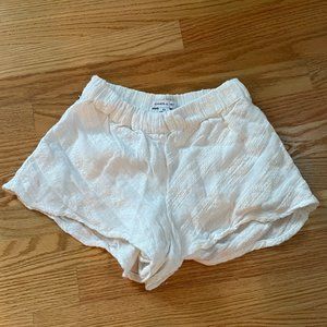 O'Neill White Flowy Shorts Women's XS